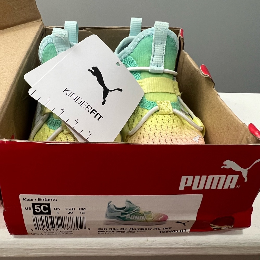 Puma Toddler girl multi color sneakers